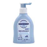 Средство для купания и шампунь Sanosan Baby с оливковым маслом и молочным протеином 200 мл