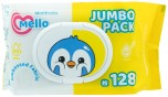 Влажные салфетки Mello jumbo pack, 128 шт