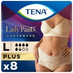 Трусики TENA Ultra Pants L кремовый , 8 шт