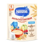 Каша NESTLE Мультизлаковая с яблоком,черникой и малиной (с 6 мес), 200 г