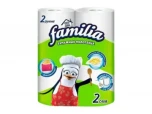 Полотенце бумажное Familia 2-х сл. 2 рулона
