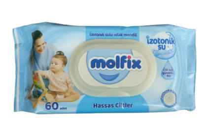 Детские влажные салфетки Molfix  60 шт