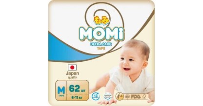 Подгузники Momi Uitra M-62