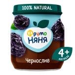 Пюре Фрутоняня  чернослив на фруктозе (стекло), 100 г