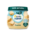 Фрутоняня 80г пюре из мяса индейка