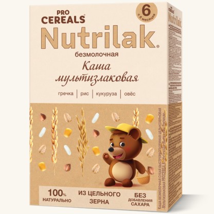 Каша Nutrilak  Безмолочная  Мультизлаковая
