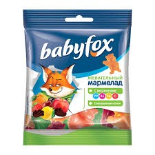 Мармелад жевательный babyfox бегемоты 30г
