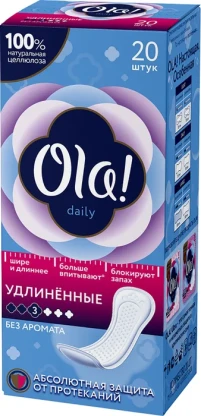 Ежедневные прокладки  Ola Large 20шт
