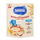 Каша NESTLE Мультизлаковая с  яблоком и бананом (с 6 мес), 200 г