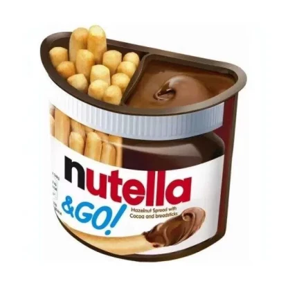 Набор nutella хлебные палочки ореховая паста 52г ст/б