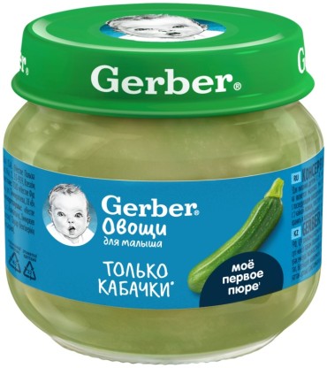 Пюре Gerber только кабачки, 80 г