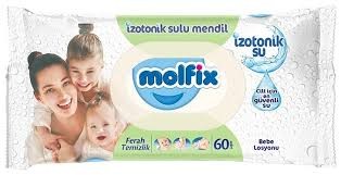 Детские влажные салфетки Molfix  60 шт