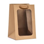 Пакет Крафт Окно 20*30*16