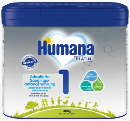 HUMANA 1 ПЛАТИН 400г смесь, с рождения