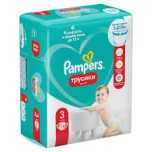 Трусики PAMPERS Pants  3( 6-11 кг), 19 шт