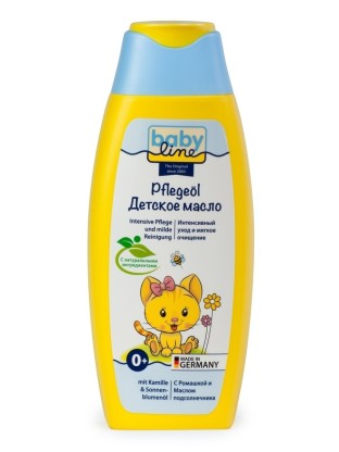 Молочко для тела Baby Line с экстрактом ромашки и подсолнечника