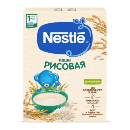 КАША NESTLE РИСОВАЯ Б.МОЛ 200ГР КОР