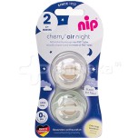 Пустышка Nip cherry Air night 6+ Latex
