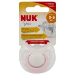 Пустышка Nuk 0-6 лат. Star