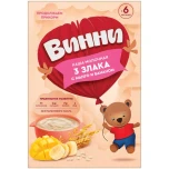 Каша Винни молочная 3 злака с манго и бананом {с 6 мес} 200г