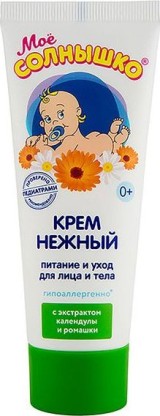Крем Мое Солнышко нежный с d-пантенолом и экстрактом ромашки , 75мл