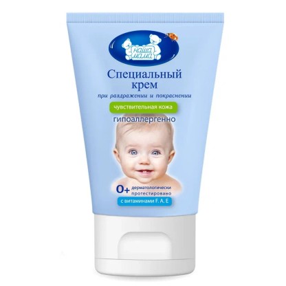 Крем специальный при раздражений и покраснений Наша мама