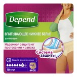Впитывающее нижнее белье для женщин Depend, 10 шт  M/L