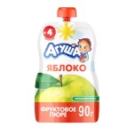Пюре фруктовое Агуша яблоко (с 4мес), 90г