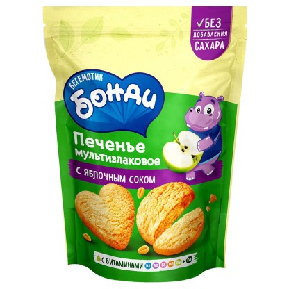 Печенье Бонди с яблочным соком 155г