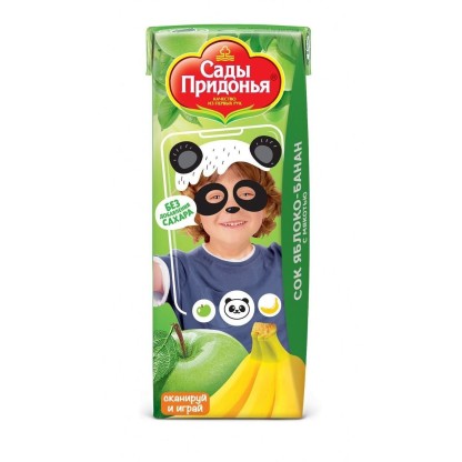 Сок Сады Придонья Яблоко банан,0,2 л