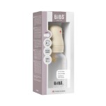 Бутылочка для кормления BIBS 150ml в комплекте с латексной соской медленный поток