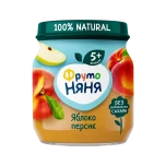 Пюре из яблок и персиков 100 гр Фруто Няня