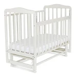 Кровать Pinocchio 03 белая с маятником