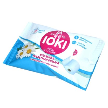 Влажная туалетная бумага Ioki 20шт