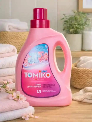 Гель для стирки Tomiko 1литр  в ассортименте