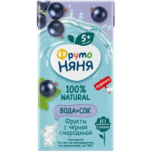 Сок-вода Фрутоняня фрукты с черн смородиной 5+ 0,2л