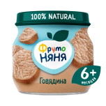 Пюре Фрутоняня  из говядины с 6 мес, 80 г
