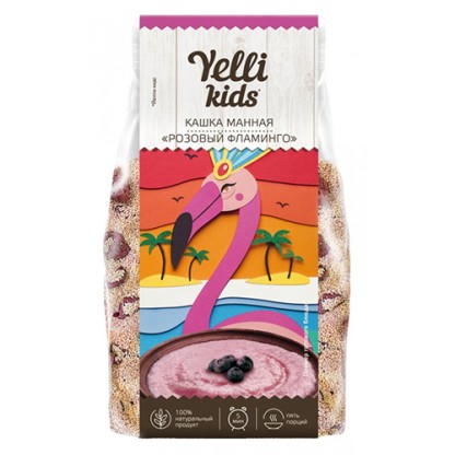 Манная каша Розовый фламинго