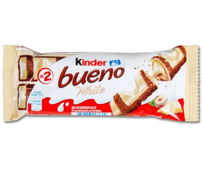 Вафли kinder bueno молочный шоколад с лесным орехом 2x21.5г м/у