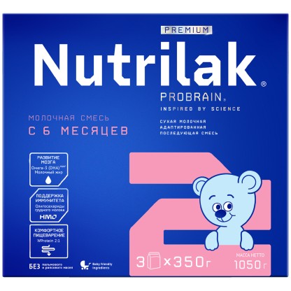 Смесь Nutrilak Premium 2 1050 гр.