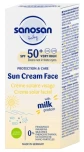 Детский солнцезащитный крем для лица Sanosan Baby SPF 50 30 мл