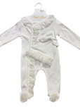 Комплект на выписку Слип+шапочка Pugi Baby 3554