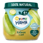Пюре Фрутоняня кабачок (стекло), 80г