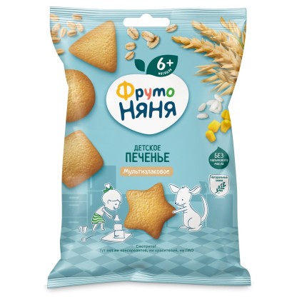 Печенье  Фрутоняня Мультизлаковое, 50 г