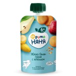 Пюре Фрутоняня  яблоко, банан, груша с печеньем ,90г