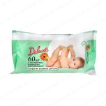 Салфетки влажные Deluxe экстракт календулы, 60 шт