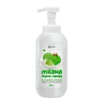 Grass мыло-пенка жидкое milana сливочно-фисташ. мороженое 500мл