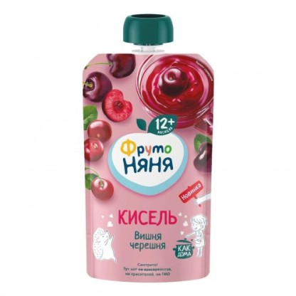 Кисель Фрутоняня  Вишня Черешня,130 мл