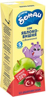 БОНДИ сок яблоко-вишня 200 мл