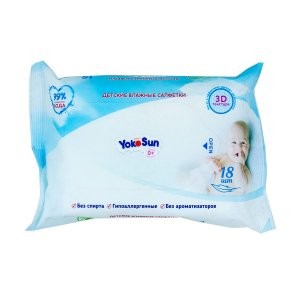 Влажные салфетки YokoSun ,18шт